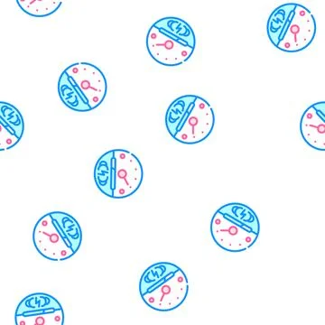 Battery charge sensor vector seamless pattern Stock Illustration