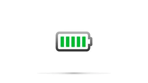Battery charge symbol Stock Illustration