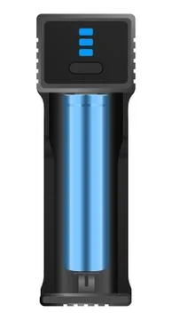 Battery charger concept. Stock Illustration