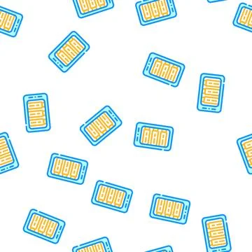 Battery charger vector seamless pattern イラスト素材