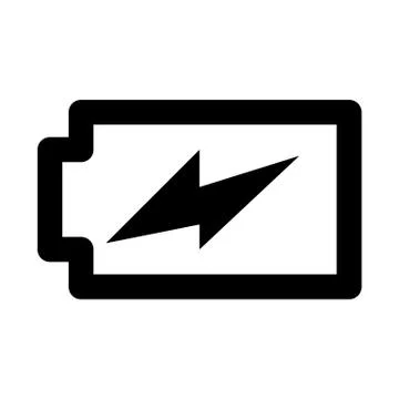 Battery Charging 2 Icon Stock Illustration