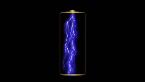 Battery Discharge Animation Stock VideoBattery Discharge Animation Stock Video  