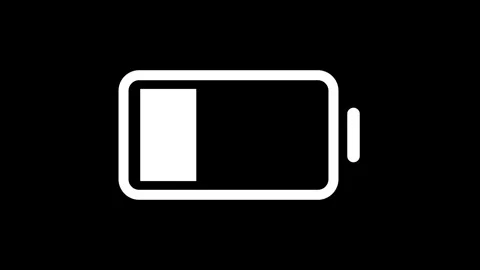 Battery charging animation. charging icon, simple battery charging and fill.. Stock Footage 304718639