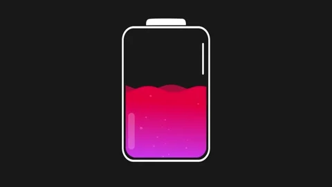 Battery Charging Animation Stock Footage 233518778