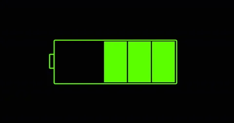 Battery charging animation. Loading progress bar. 4K video Stock Footage 124384209