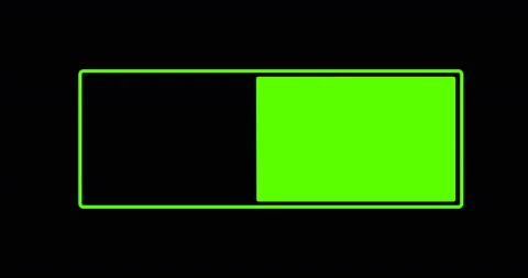 Battery charging animation. Loading progress bar. 4K video Stock Footage 124384212