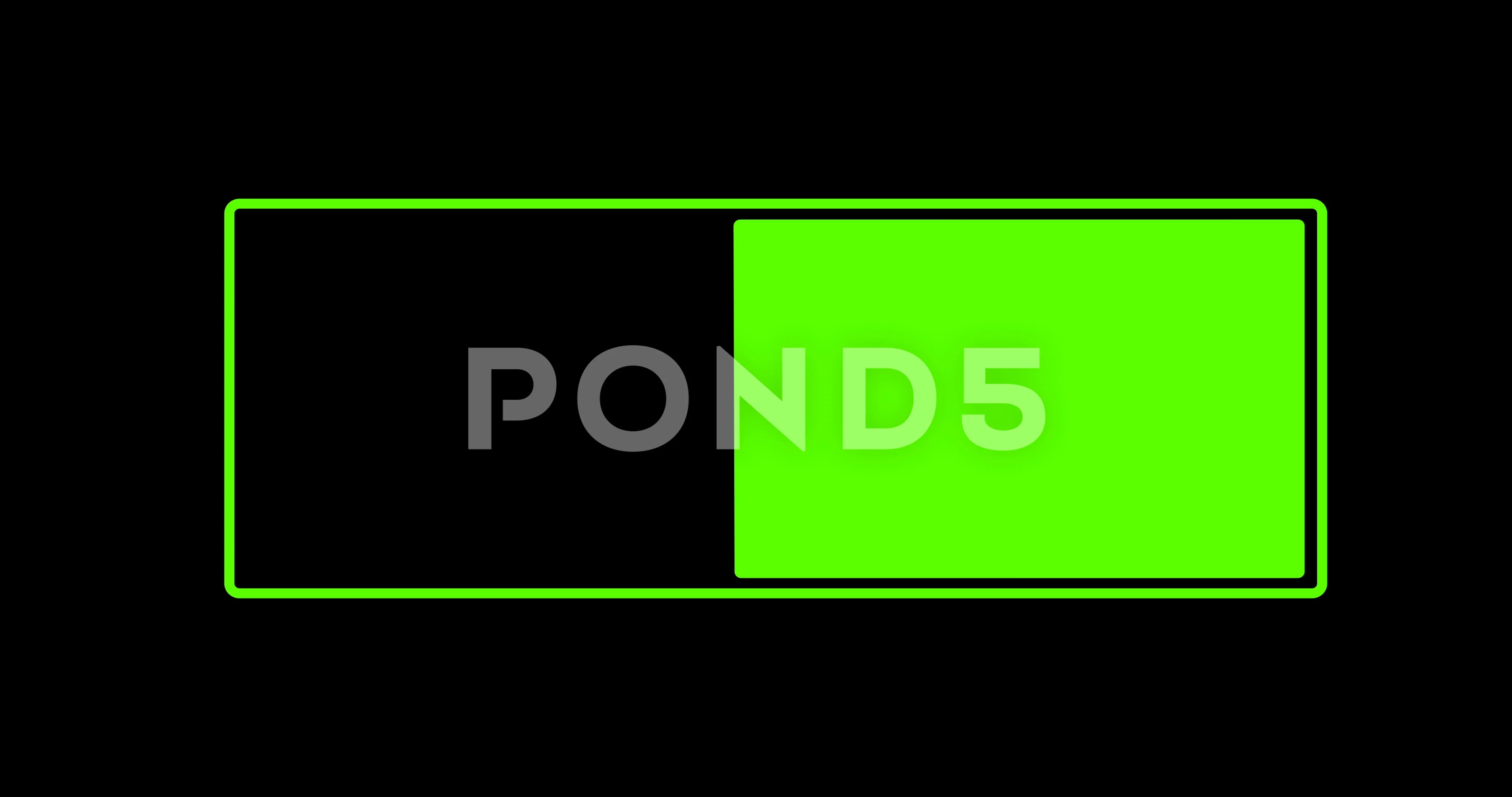 Battery charging animation. Loading prog... | Stock Video | Pond5
