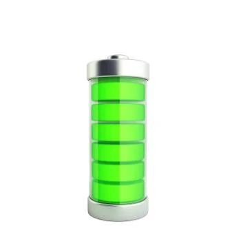 Battery charging Battery charge level indicators on white 3d illustration no  Stock Illustration