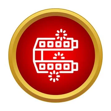 Battery charging device with power level icon Stock Illustration
