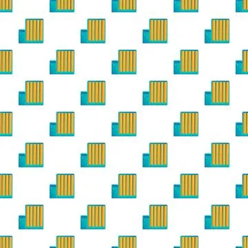 Battery charging energy status level seamless pattern 스톡 일러스트
