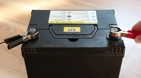 Battery charging Video stock 48421733