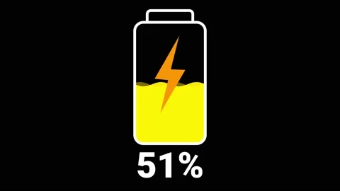 Battery charging icon 100 percent Stock Footage 237815212