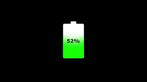 Battery Charging Icon Animation – Dynamic Power Boost Visual. Stock Footage 282576825