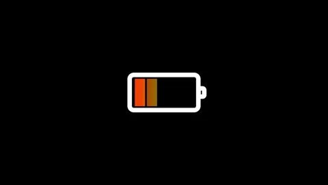 Battery Charging Icon Animation – Dynamic Power Boost Visual Stock Footage 282577251
