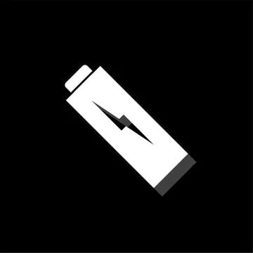 Battery Charging icon flat Stock Illustration