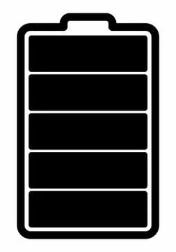 Battery Charging Icon Stock Illustration