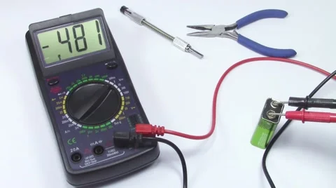 Battery check Stock Footage 47861860