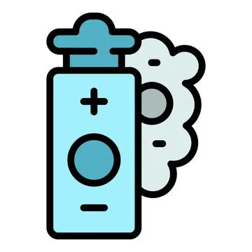 Battery e cig icon vector flat Stock Illustration