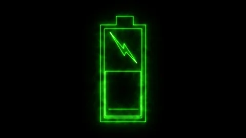Battery energy level Stock Footage 124033368