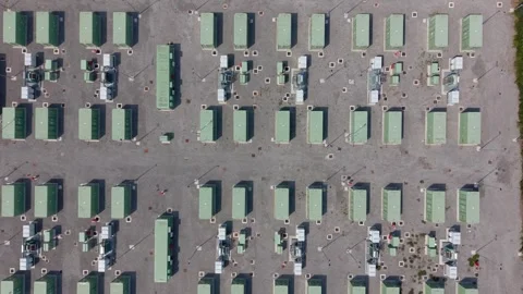Battery Energy Storage System and Power Infrastructure in Tavazzano, Italy Vidéo 344951707