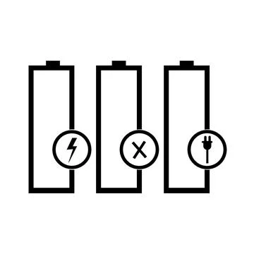 Battery Energy Vector Logo Template Stock Illustration