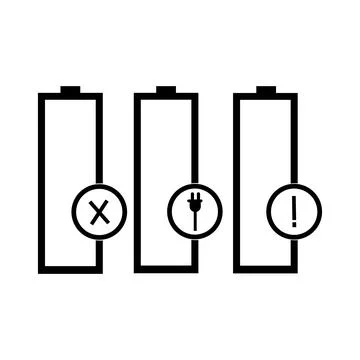 Battery Energy Vector Logo Template Stock Illustration