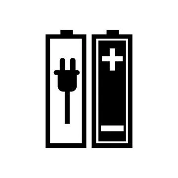 Battery Energy Vector Logo Template Stock Illustration