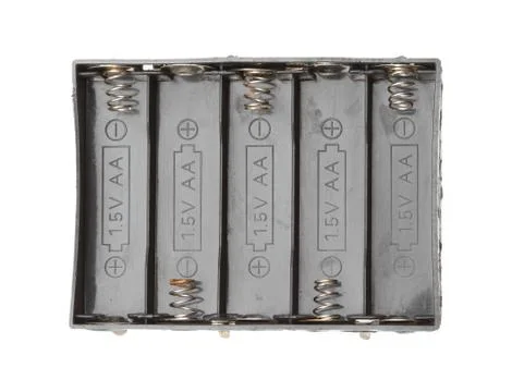 Battery holder case Stock Photos