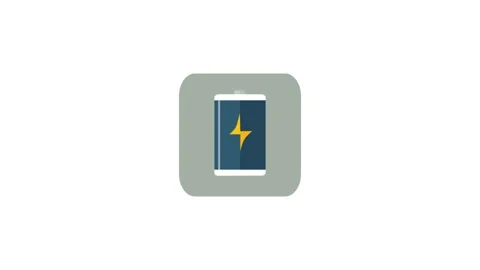 Battery icon animation for video motion graphics Stock Footage 149934568