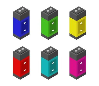 Battery icon illustrated in vector on white background battery icon illust... Stock Photos