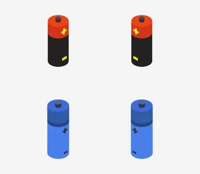 Battery icon illustrated in vector on white background battery icon illust... Stock Photos