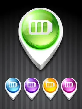 Battery icon Stock Illustration