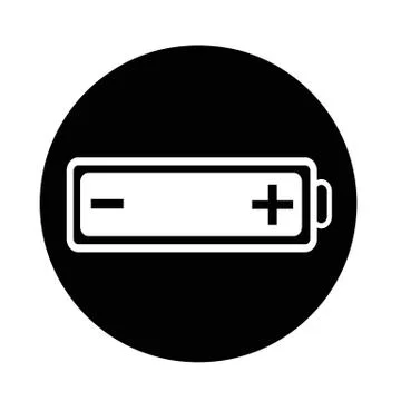 Battery icon Stock Illustration