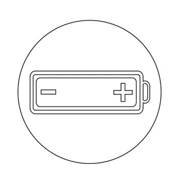 Battery icon Stock Illustration