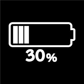 Battery icon Stock Illustration