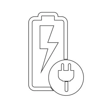 Battery icon Stock Illustration