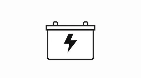 Battery Icon. Illustrazione stock