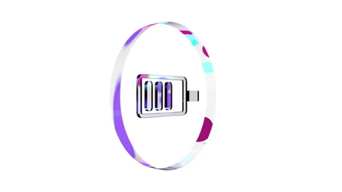 Battery Icon Loop 02 Stock Footage 150488788