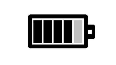 Battery icon loop Video stock 98722475