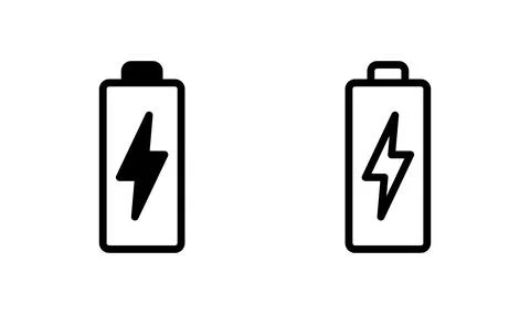 Battery icon vector. Battery charge indicator icon. 库存插图