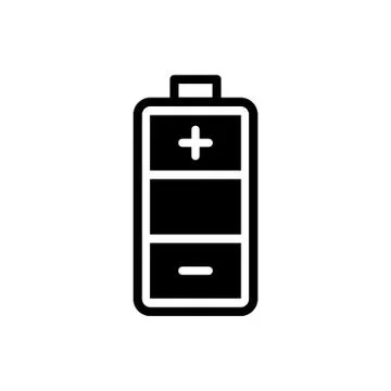 Battery icon vector design template Stock Illustration
