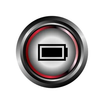 Battery icon vector Stock Illustration