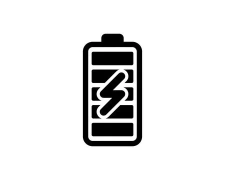 Battery Icon Vector Logo Template Stock Illustration