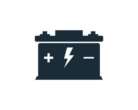 Battery Icon Vector Logo Template Illustration Design Stock Illustration