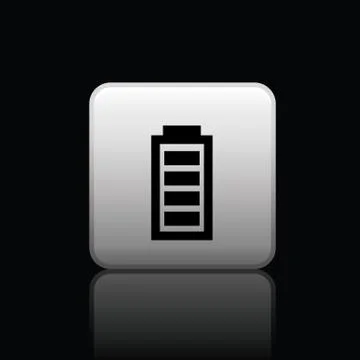 Battery icon web Stock Illustration