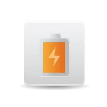 Battery icon web Stock Illustration