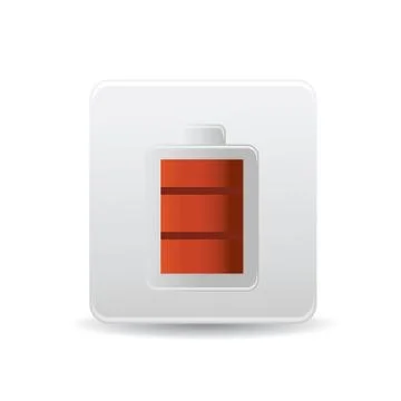 Battery icon web Stock-Illustration