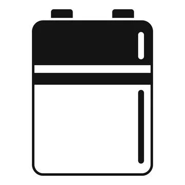 Battery level icon simple . Full energy Stock Illustration