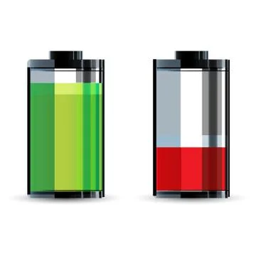 Battery level Stock Illustration