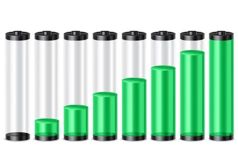 Battery level Stock-Illustration